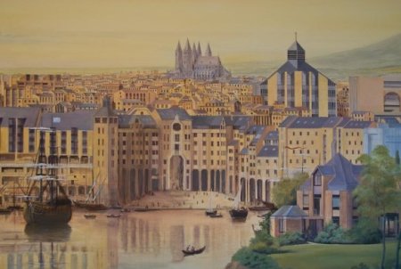 "El Helenia - Ville imaginaire" - Vue de haut